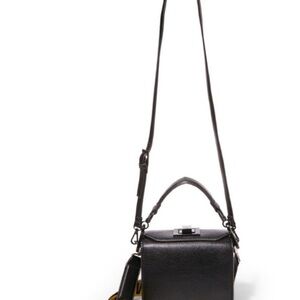 Steve Madden Black Crossbody Bag with 2 straps short and long
